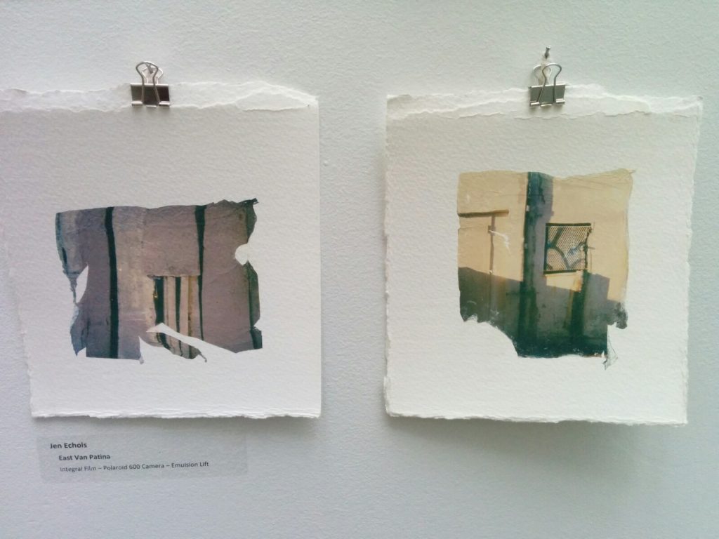 two soft pastel photos from the An Instant Instant show at Science World