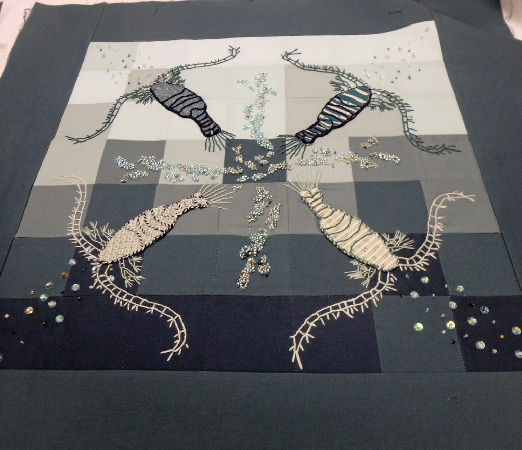Plankton embroidery