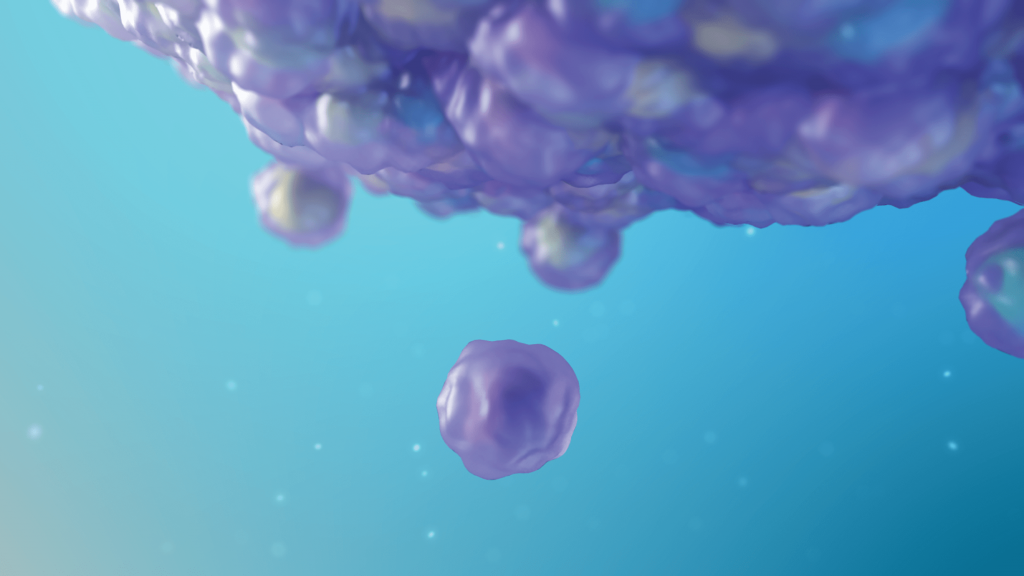 Animation 3D tumour by Avesta Rastan. animated version of a tumour. 